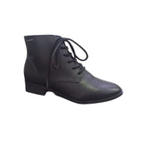 Bota Via Uno Salto Baixo Couro 708005