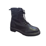 Bota Coturno Via Uno Couro 703004